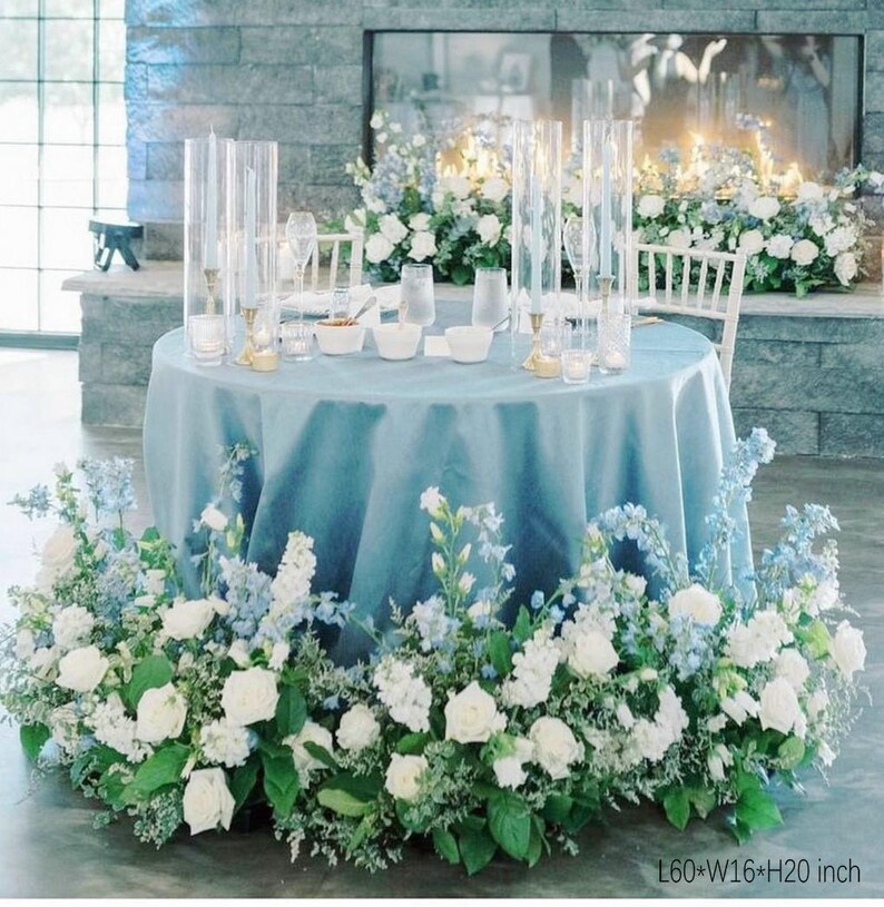 Artificial Spring Flower Arrangement: Wedding Aisle & Table Centerpiece Flower Image 9
