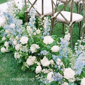 Artificial Spring Flower Arrangement: Wedding Aisle & Table Centerpiece Flower Image 16