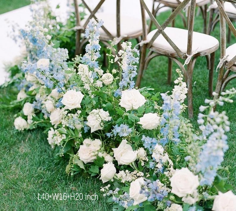 Artificial Spring Flower Arrangement: Wedding Aisle & Table Centerpiece Flower Image 16