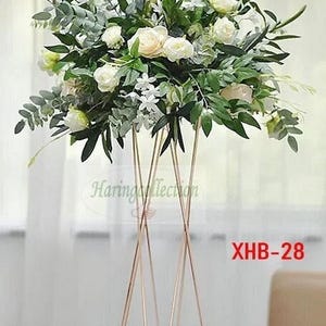 Eucalyptus & Peony Flower Ball: Artificial Wedding Centerpiece