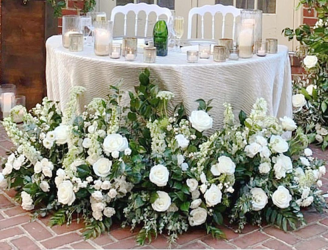Silk Rose Wedding Aisle Flowers: Table Centerpiece Florals - Etsy