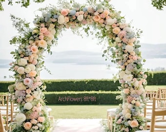 Pink Rose Flower Runner: Wedding Arch Decor, Gender Reveal Props