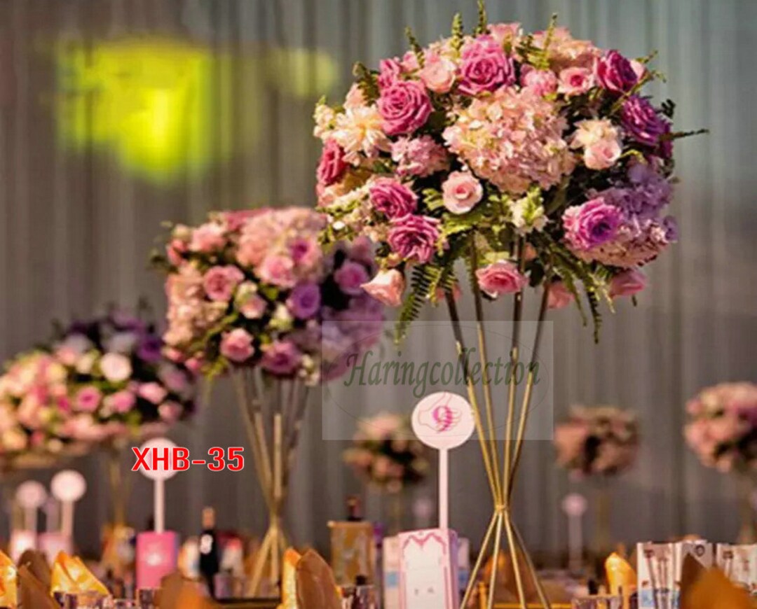 Wedding Dinner Flower Ball Artificial Flower Table Centerpiece Wreath