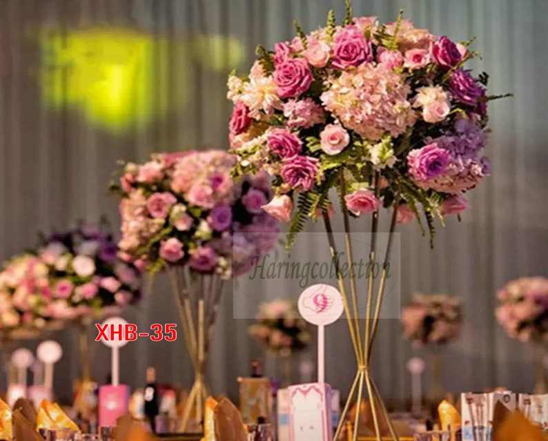 Blush Pink Flower Ball Artificial Flower table centerpiece wreath wedding decor road lead flower ball peony rose business cocktail party XHB-35