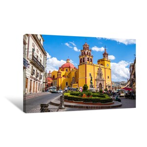 Guanajuato City Plaza, Mexico Canvas Wall Art | décor for home & office | canvas prints