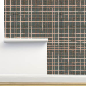 Geometrical Orange Peel & Stick Wallpaper by Monor Designs Home Decor Wall Art Removable Wallpaper Limitless Walls