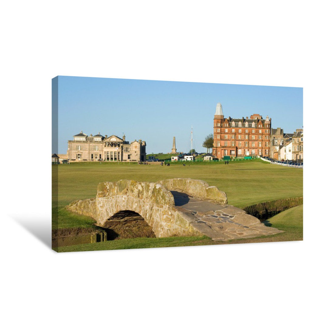 Swilcan Bridge on St Andrews Golf Course Canvas Print Wall Art | Décor ...
