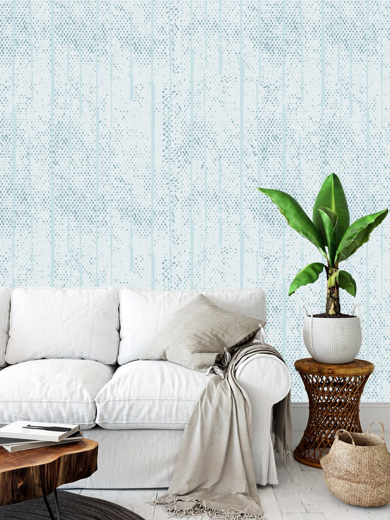 Texture Pale Blue Peel & Stick Wallpaper by Monor Designs Home Decor
