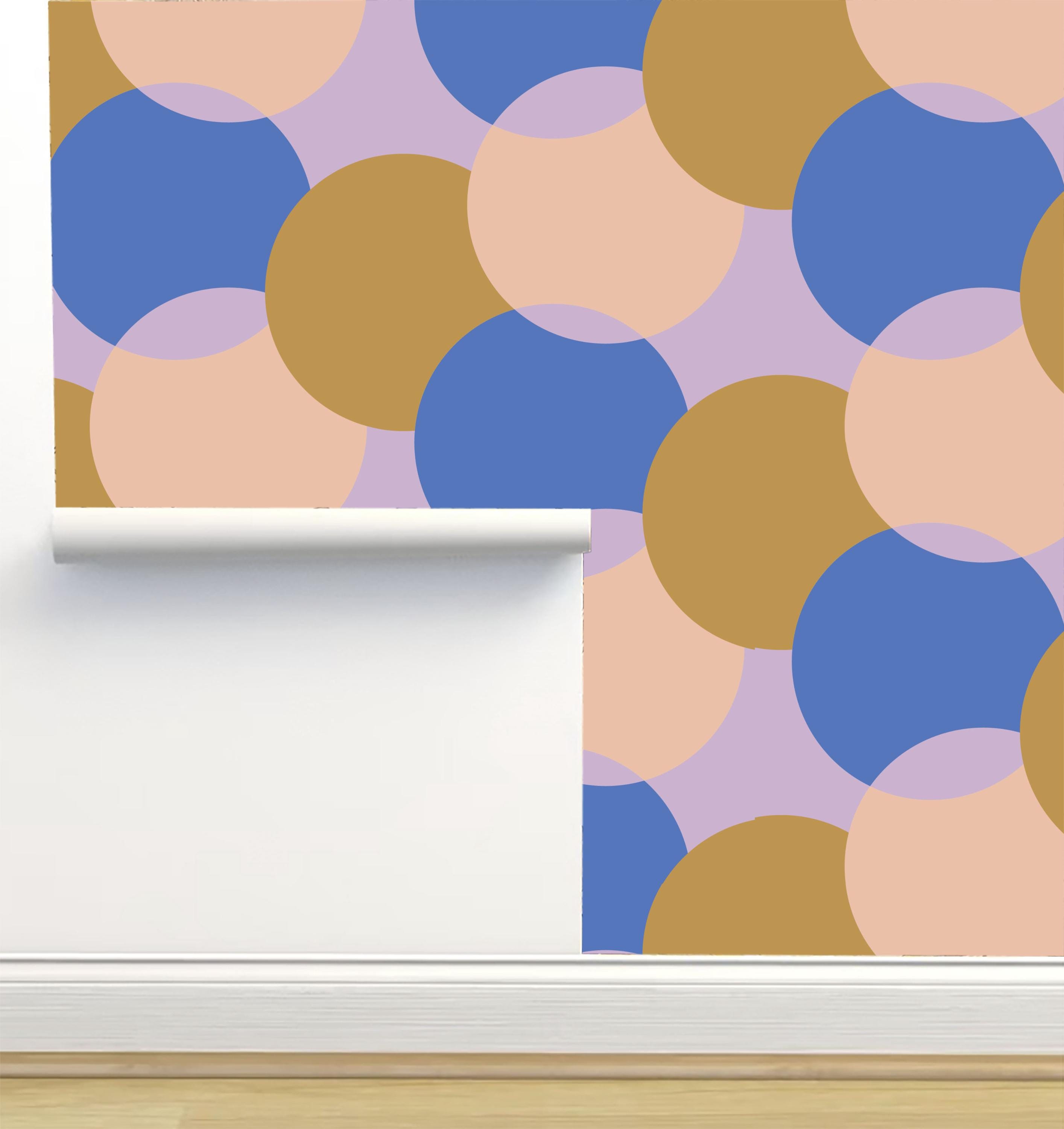 Happy Circles Peel & Stick Wallpaper by Julia Schumacher Home Decor