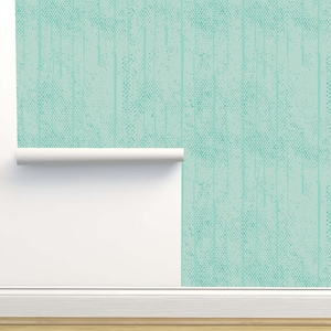 Texture Aqua Peel & Stick Wallpaper by Monor Designs Home Decor Wall Art Removable Wallpaper Limitless Walls