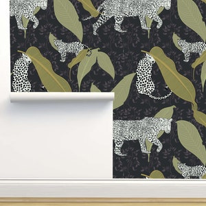 Cheetah Peel and Stick Wallpaper by Monor Designs Home Decor Wall Art Removable Wallpaper