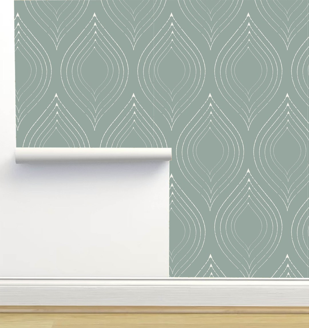 Classic Mint Green Peel & Stick Wallpaper by Monor Designs Home Decor ...