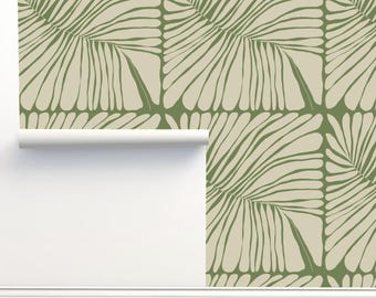 Soul Garden Hoja Peel and Stick Luxury Wallpaper by Julia Schumacher Home Decor Wall Art Removable Wallpaper Limitless Walls