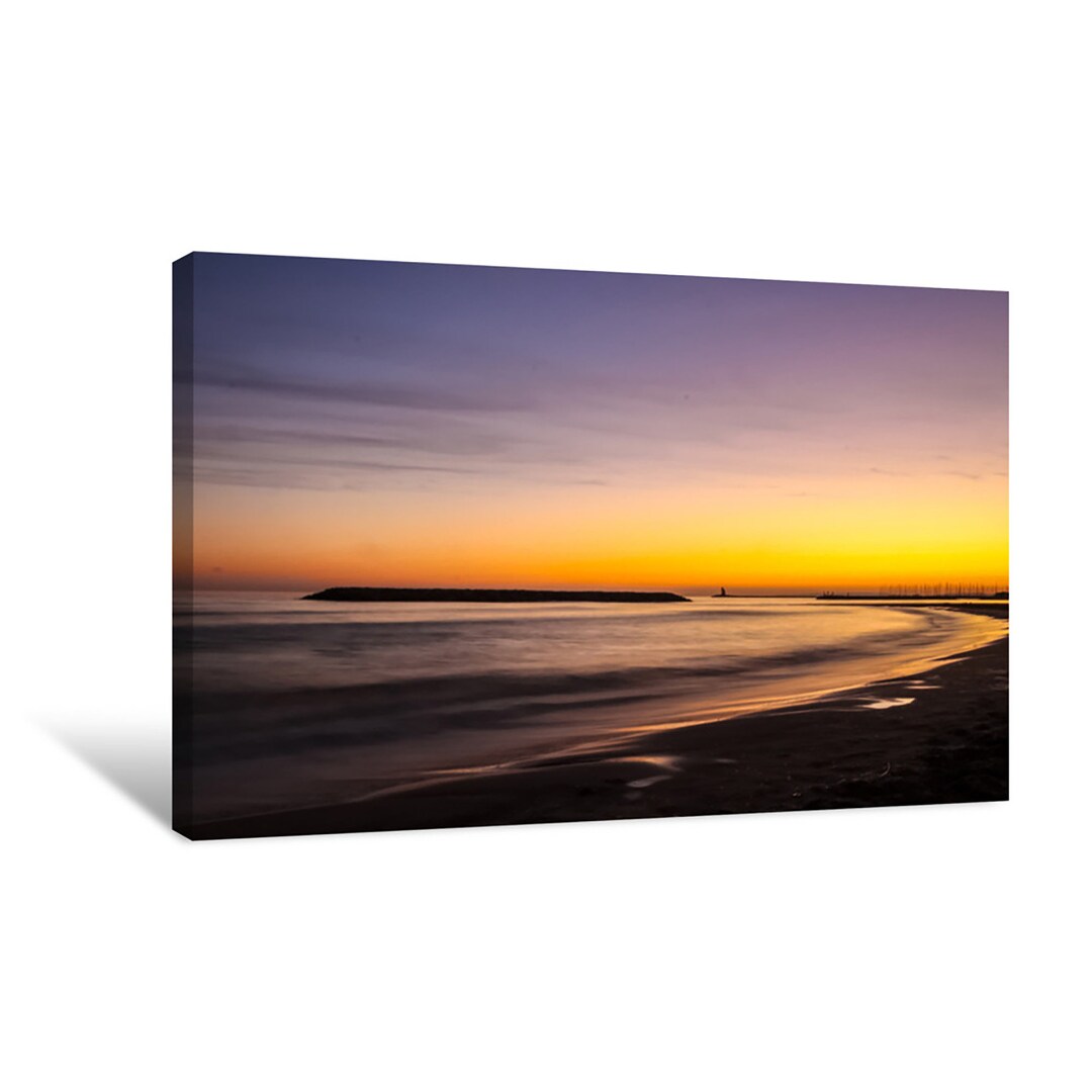 Beach Sunset Canvas Print Wall Art | Décor for Home & Office ...