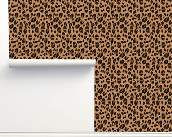 Leopard Wallpaper - Etsy Leopard Wallpaper - Etsy