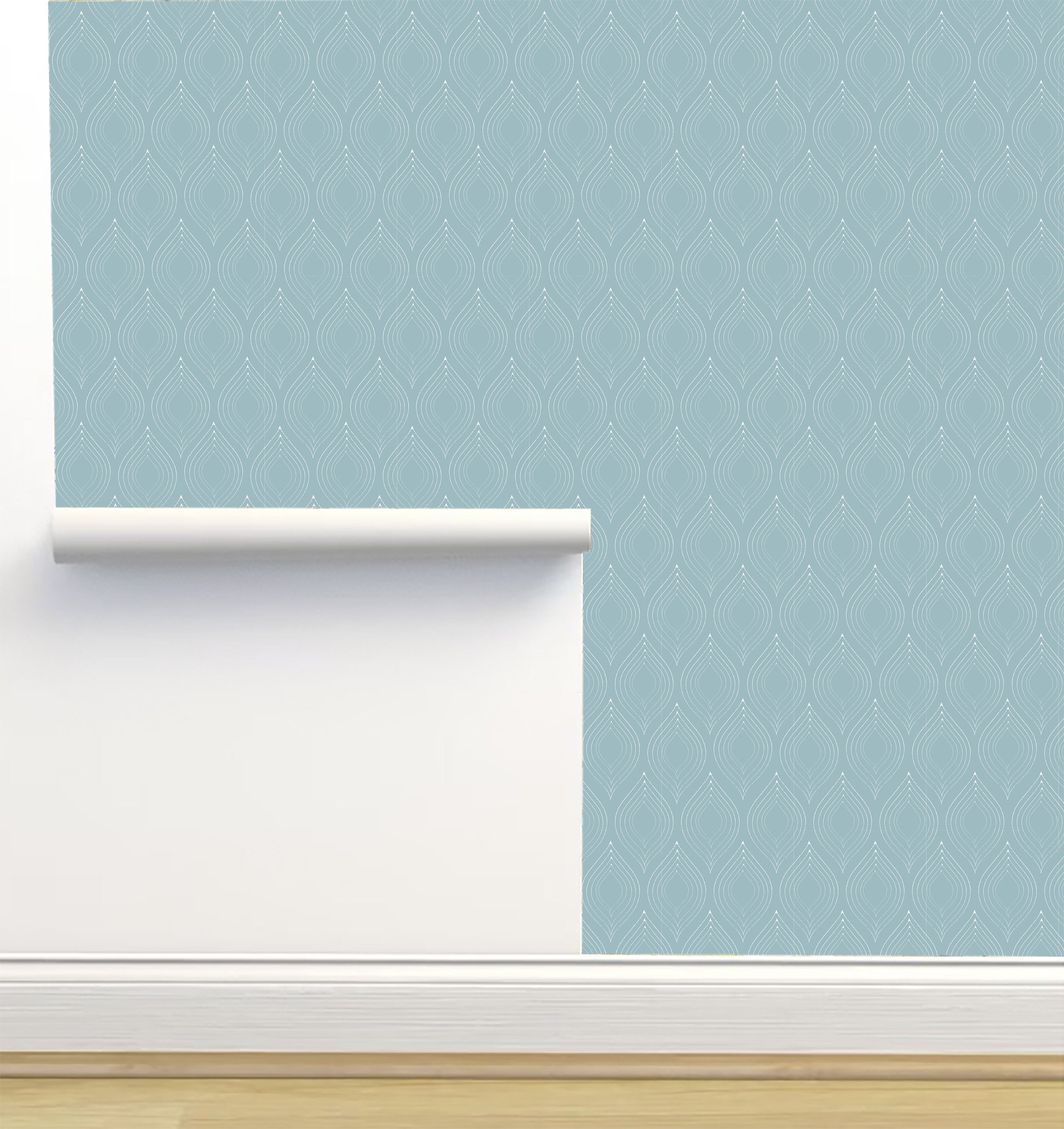 Light Blue Wallpaper - Etsy Light Blue Wallpaper - Etsy
