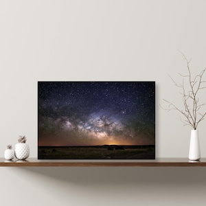 Night Sky Milky Way Canvas Wall Art | décor for home & office | canvas ready to hang | canvas prints | large wall art