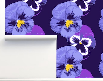 Viola Peel and Stick Luxury Wallpaper by Julia Schumacher Home Decor Wall Art Removable Wallpaper Limitless Walls