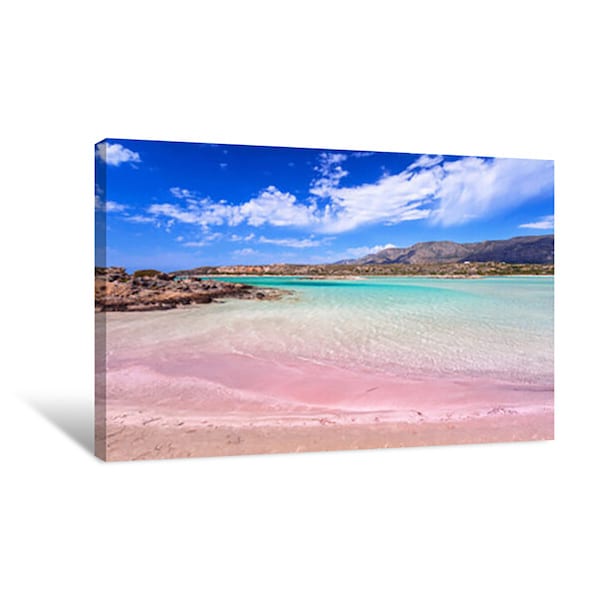 Elafonissi Beach Crete Canvas Wall Art | décor for home & office | canvas ready to hang | canvas prints | large wall art