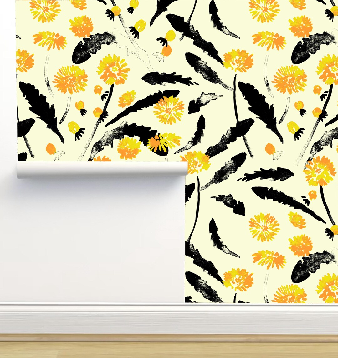 Dandelion Luxury Peel & Stick Wallpaper by Julia Schumacher Home Decor