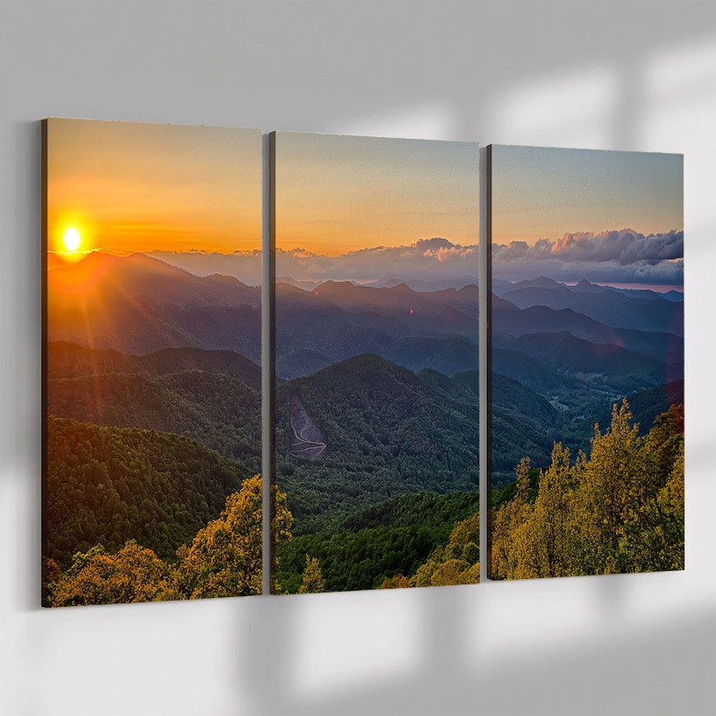 Appalachian Mountains Canvas Print Wall Art Décor for Home & Office