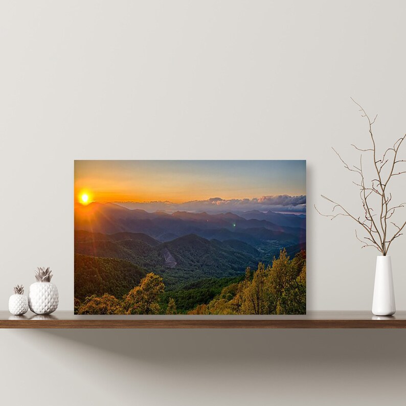 Appalachian Mountains Canvas Print Wall Art Décor for Home & Office