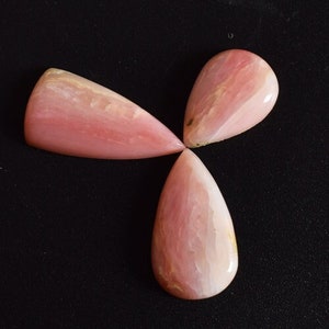 Natürliche Rosa Opal Cabochon Lose Steine 21 Karat, Rosa Opal Edelstein für die Schmuckherstellung, einzigartiger Edelstein für DIY Handwerk, Perfekt für Anhänger