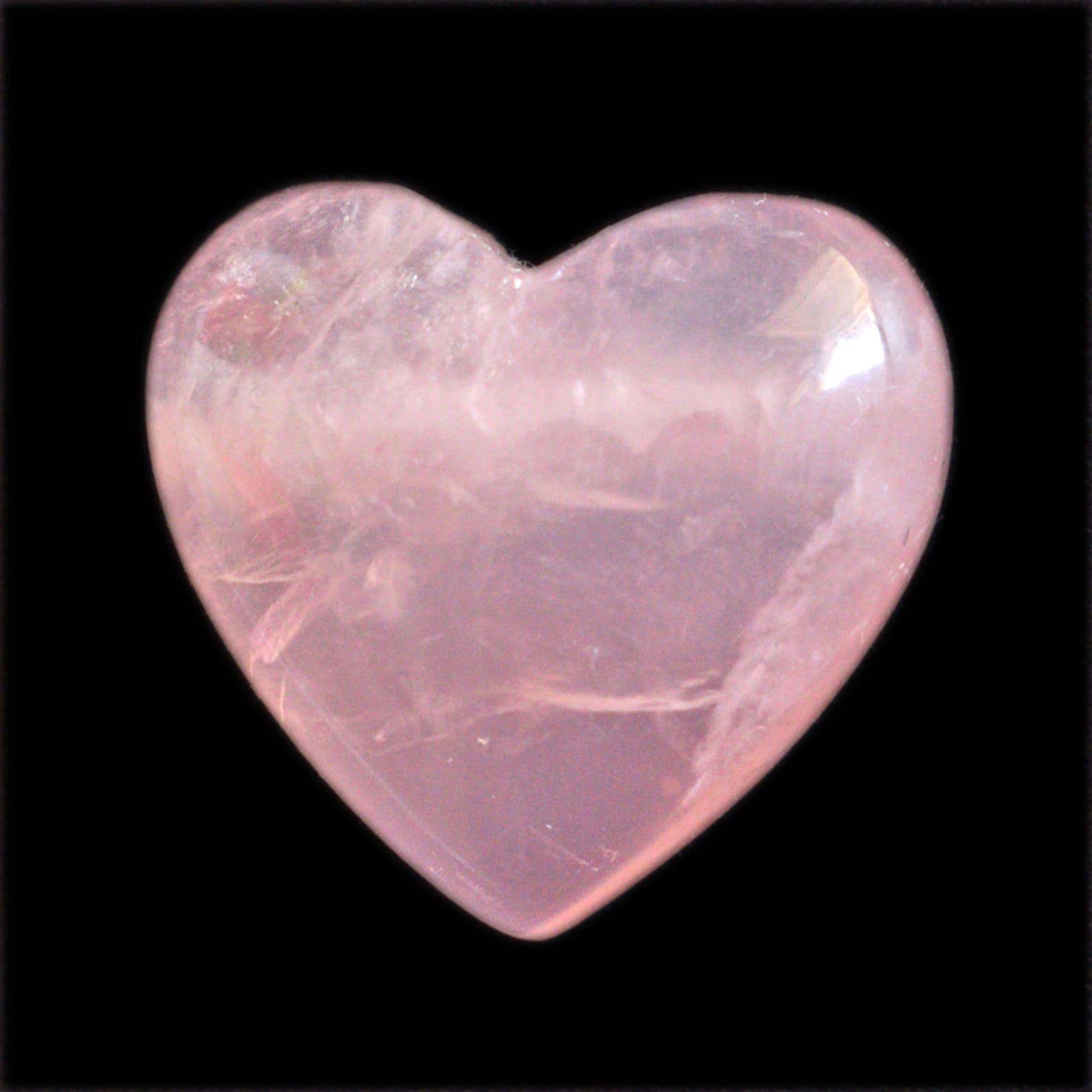 Natural Rose Quartz Cabochon Heart Shape. Available Size 6 MM Etsy