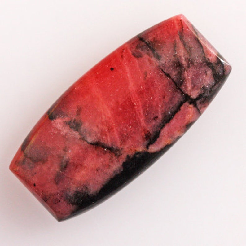 Top Quality Natural Pink Rhodonite Cabochon Size 33x16x4.5 MM Handmade New Stone For Pendant AG-13014 Jewellery Making Crafts Suppliers
