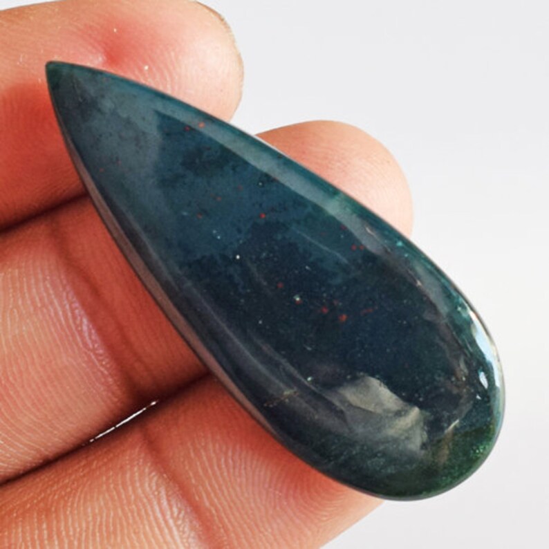 Semi-Precious Loose Gemstone Natural NEW BLOOD STONE Cabochon Smooth Pear /& Fancy of New Blood Stone For Jewelry Making