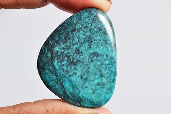 Amazing Natural Tibetan Turquoise Cabochon Jewellery Making Stone For Pendant Tibetan Turquoise Suppliers AG-11954 Size 50x30x6.5 MM