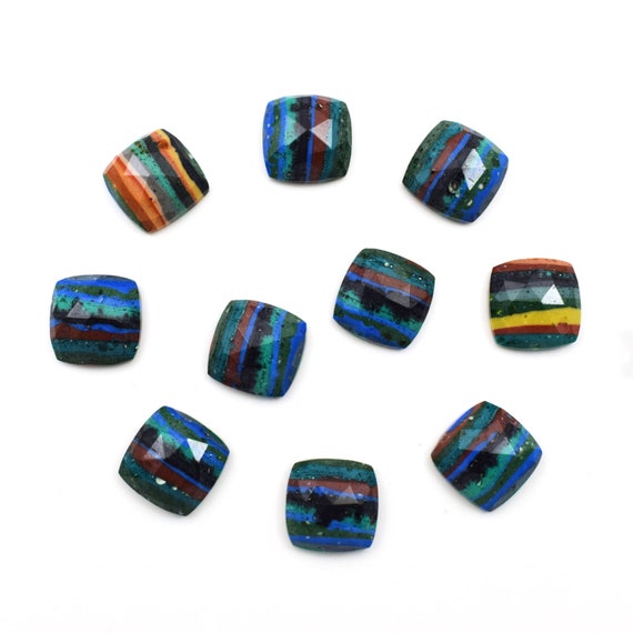 Rainbow calsilica gemstone deals