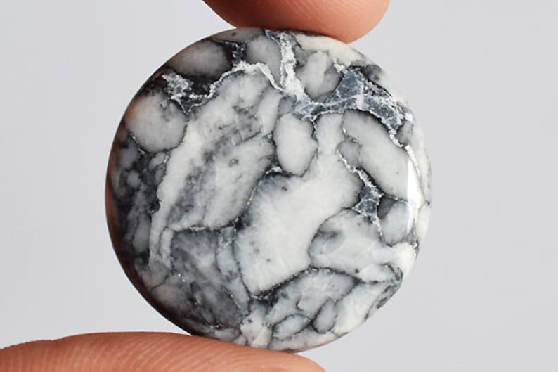 Beautiful Round Shape Natural Pinolith Cabochon Size 26x26x3 MM Wholesale Price AG-12596 Loose Semi Precious Pendant Stone Handmade