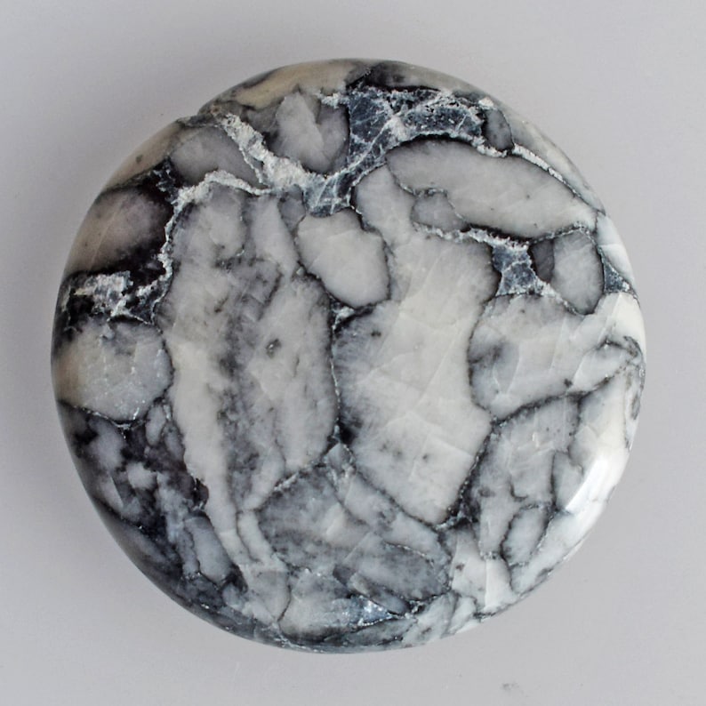 Beautiful Round Shape Natural Pinolith Cabochon Size 26x26x3 MM Wholesale Price AG-12596 Loose Semi Precious Pendant Stone Handmade