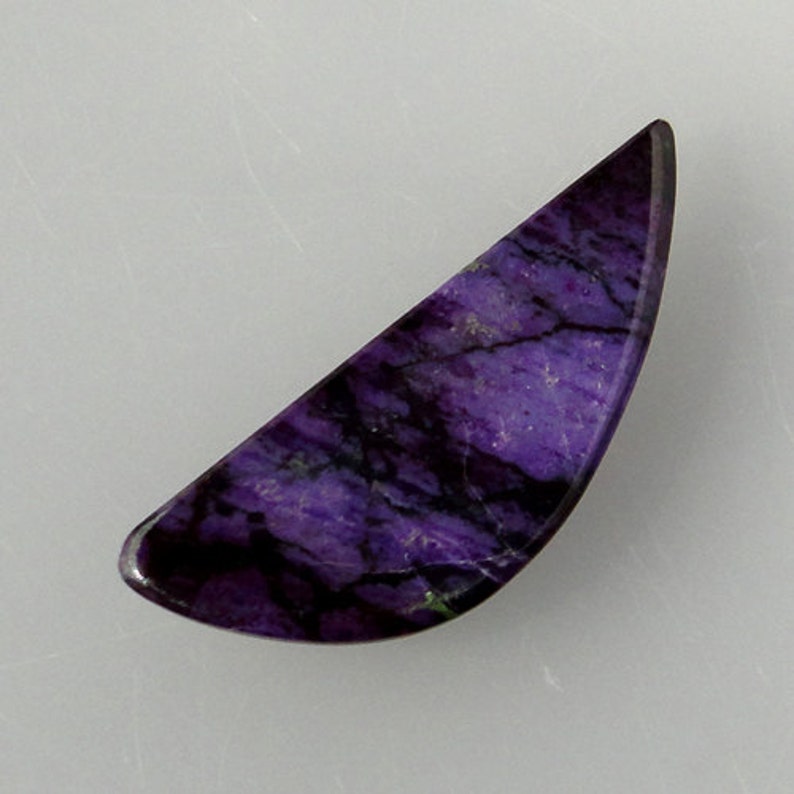 Sugilite Gemstone For Jewelry Making Dark Purple Fancy Shape Top Quality 12Ct Rare South Africa Sugilite Cabochon AG-2045