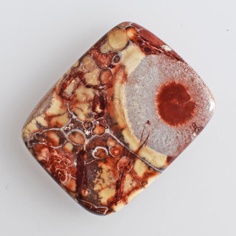 Gemstone Suppliers Crafts AG-10865 Size 37x29x4.5 MM Jewellery Making Pendant Stone Wholesale Price Natural Birds Eye Rectangle Cabochon
