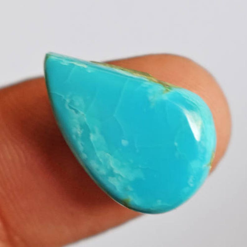 Turquoise Mines 18X11X4 MM Pendant Stone AG-6770 Gorgeous Natural Sleeping Beauty Arizona Turquoise Cabochon Designer Jewelry Gemstone