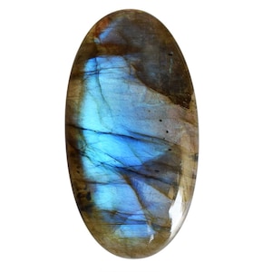 Natural Blue Fire Labradorite Cabochon, Labradorite Oval Shape Cabochon, Blue Labradorite,Iridescent Labradorite Gemstone for Jewelry Making
