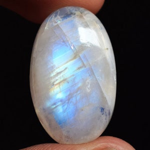 Oval Shape Moonstone Cabochon, Rainbow Moonstone Cabochon, Rainbow Moonstone Crystal, Polished Rainbow Moonstone Gemstone for Jewelry Making