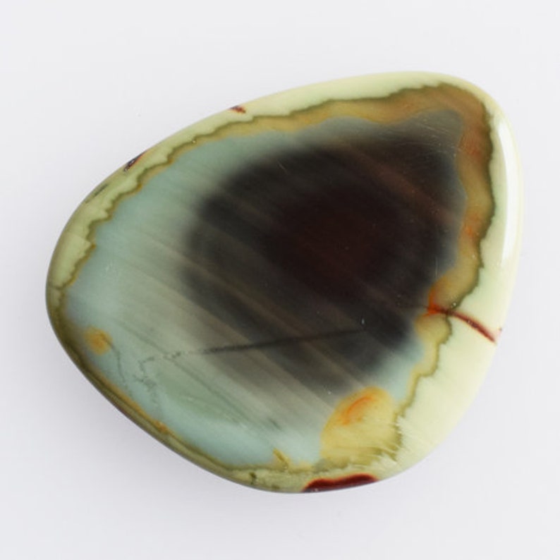 Pendant Stone Good Quality Natural Imperial Jasper Cabochon Jewellery Making Gemstone Wholesale Price AG-10607 Size 33x29x4 MM Handmade