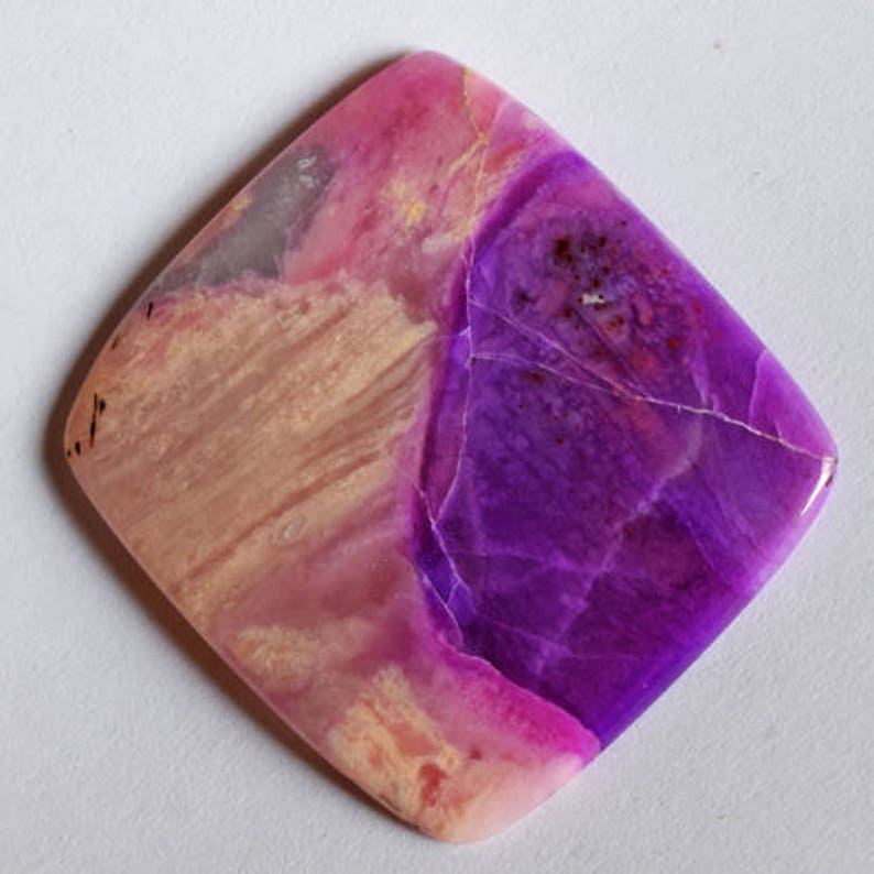 AG-6637 Size 37X34X3 MM Pendant Stone Top AAAA+ Grade Natural Purple Sugilite Gemstone Sugilite Suppliers Handmade Jewelry Component