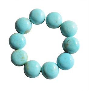 Arizona Turquoise Cabochon Calibrated Gemstones Natural 3 MM to 25 MM Round Shaped Loose Gemstones for Earring And Jewelry Making Stones Lot