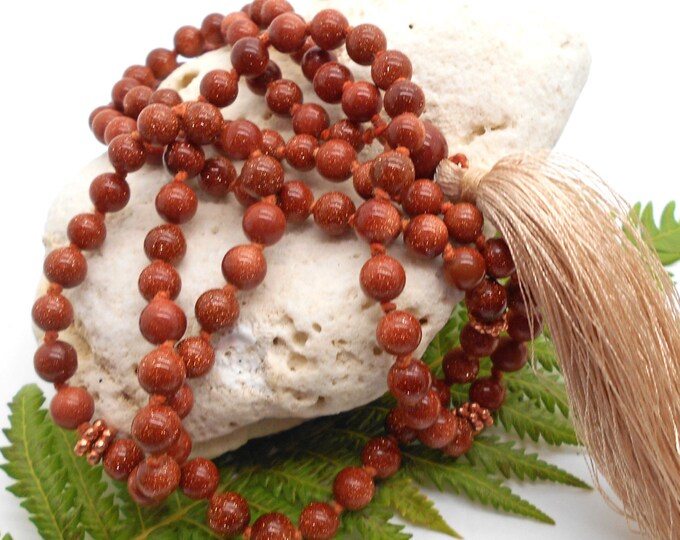 Mala Prayer Beads Buddhist Prayer Beads Knotted Malas Long Bead