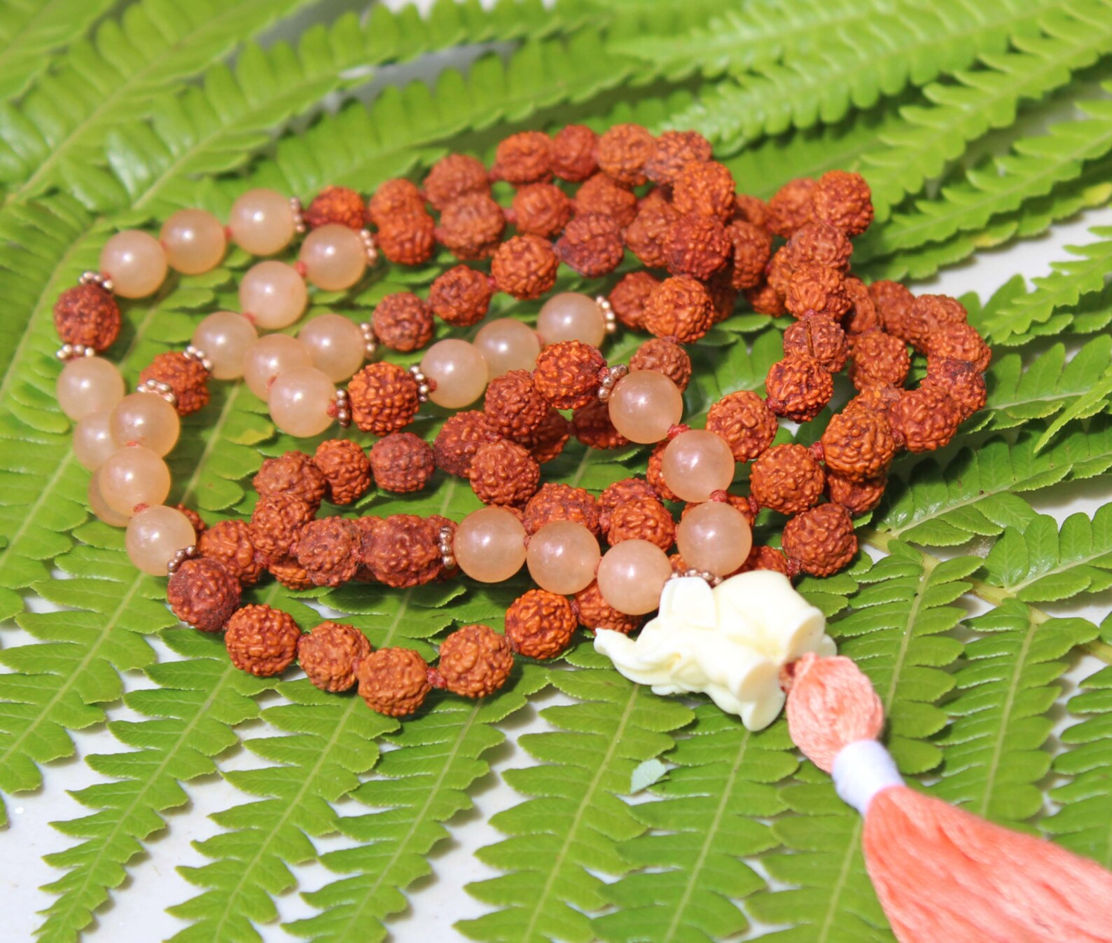 108 Bead Mala Prayer Beads Buddhist Prayer Beads Knotted Etsy