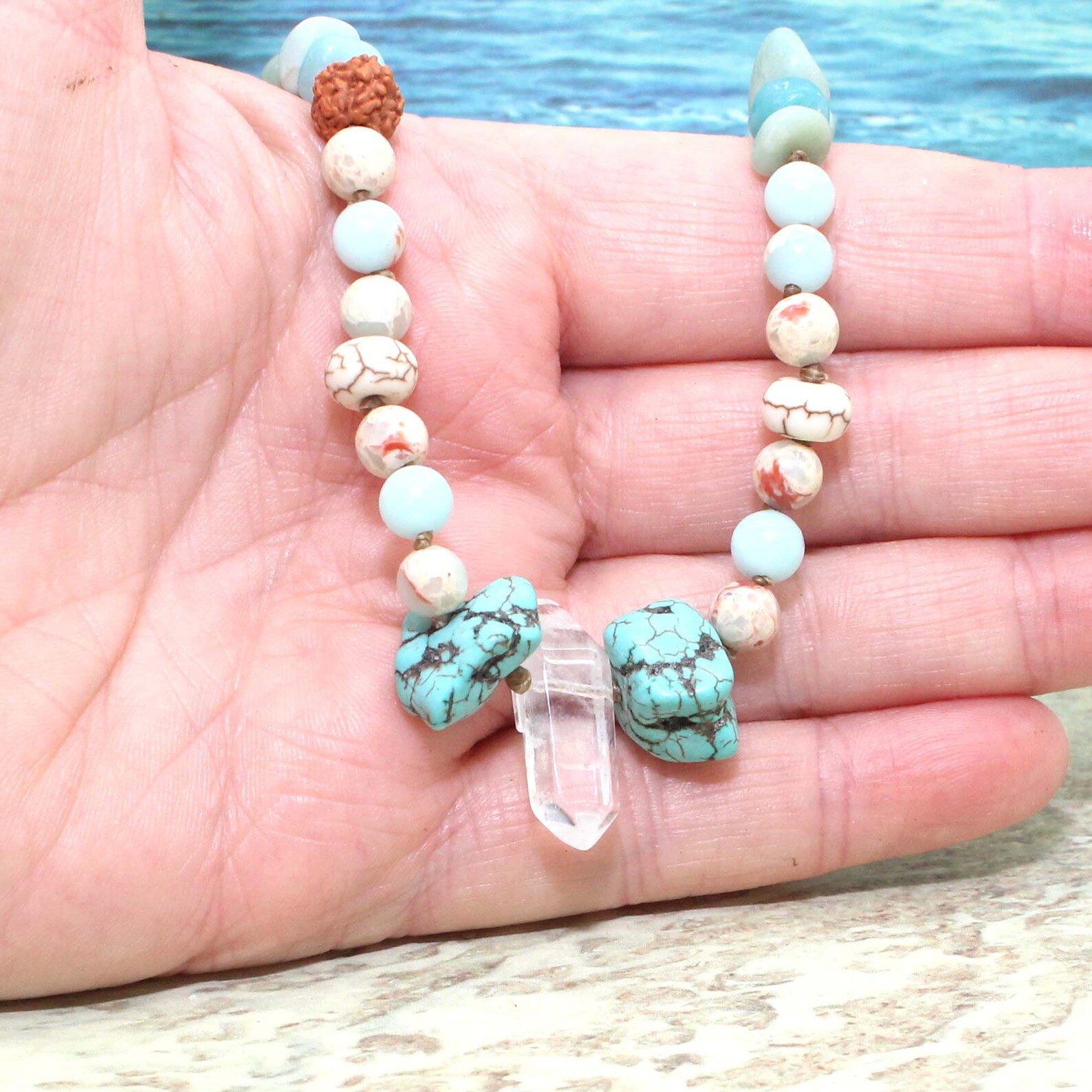 BABY MALA / Toddler Necklace / Healing Crystals for Children / | Etsy