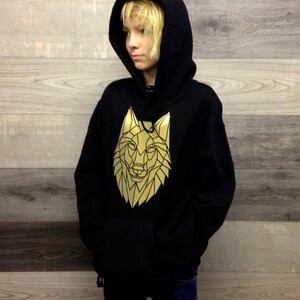 wolf print sweatshirt