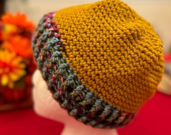 Golden Days with colors hat