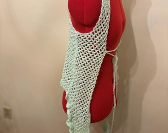 Mermaid tail mesh lace bikini cover