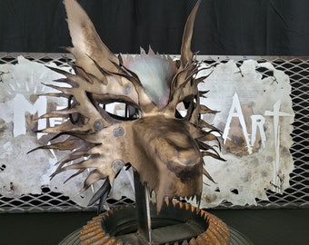 Wolf metal festival mask