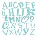 Alphabet Background Stencil